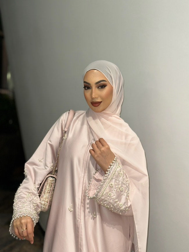 Nawra Abaya in Lilac
