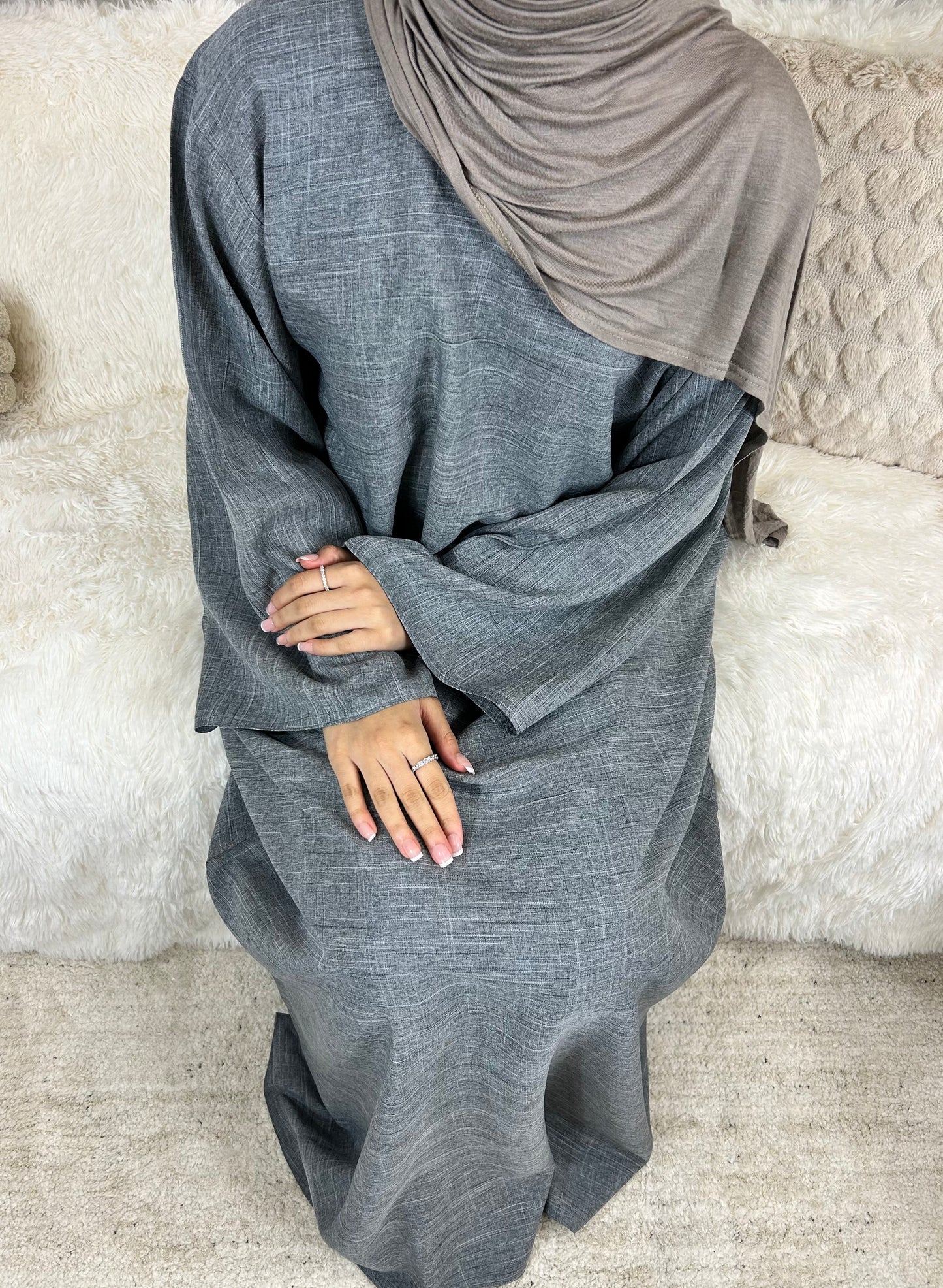 Lina Abaya in Denim
