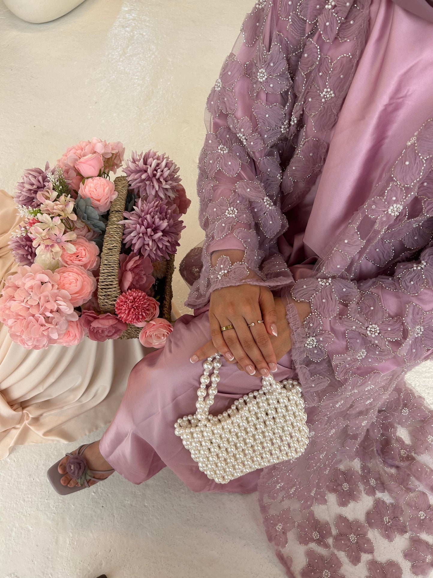 Floral Bloom in Lilac