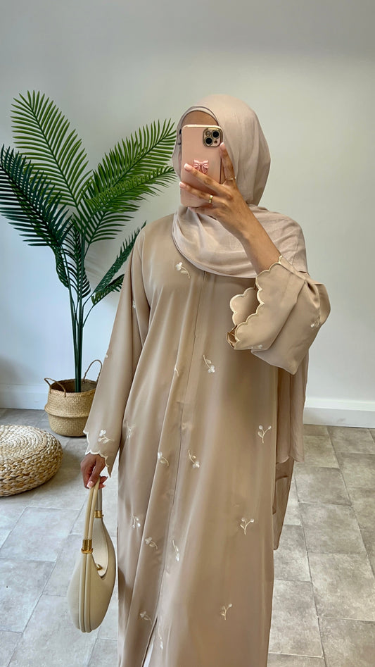 Inara Abaya in Beige