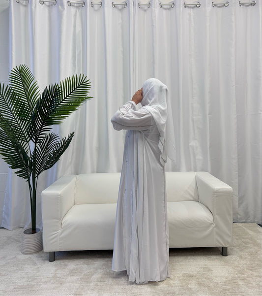 Assya Abaya in White