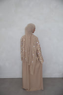 Rania Closed Abaya in Beige