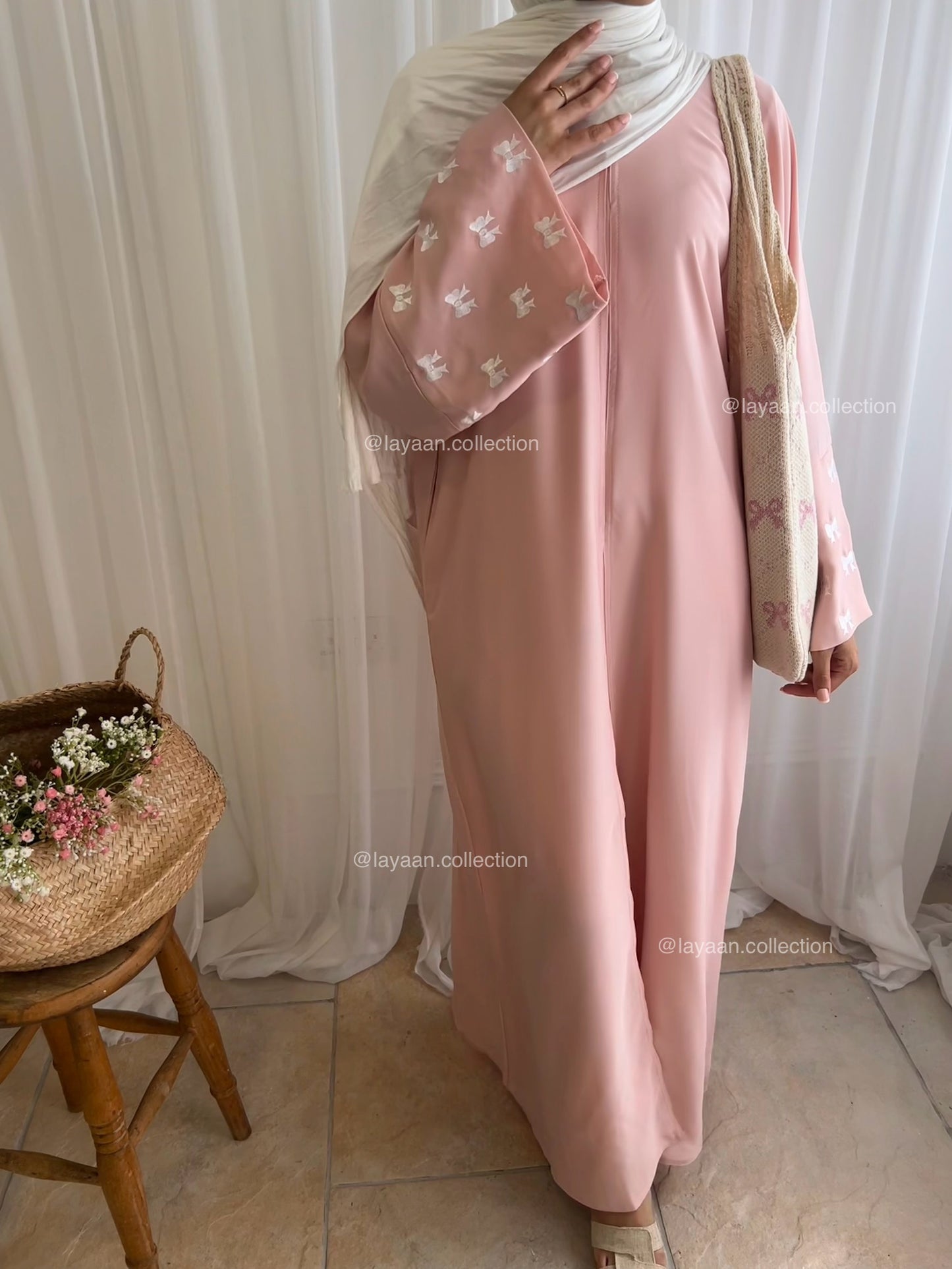 Bella Abaya in Pink