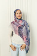 Modal Hijab in Midnight Bloom