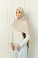 Premium Jersey Hijab in Sandstone