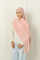 Premium Jersey Hijab in Blossom Blush