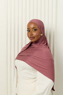 Premium Jersey Hijab in Mulberry Rose