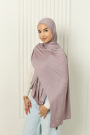 Premium Jersey Hijab in Dusty Mauve