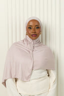 Premium Jersey Hijab in Soft Mauve