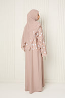 Rania Open Abaya in Blush