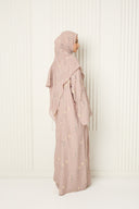Alaya Open Abaya in Blush