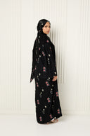 Alaya Open Abaya in Black