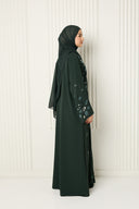 Noura Abaya in Emerald