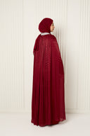 Safa Abaya in Berry