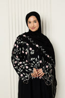 Rania Closed Abaya in Black