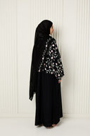 Rania Closed Abaya in Black