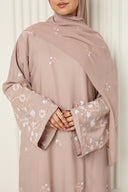 Arwa Closed Abaya in Blush