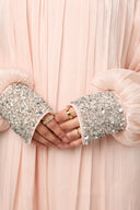 Ayla Abaya in Powdered Rose