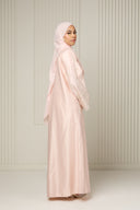 Nawra Abaya in Dusty Rose