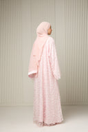 Inès Abaya in Soft Pink