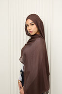 Premium Modal Hijab in Espresso Brown