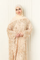 Yasmeen in Golden Nude