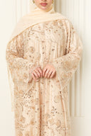 Yasmeen in Golden Nude