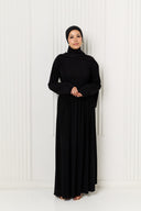 Hanaa Jersey Dress in Black