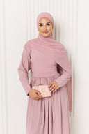 Hanaa Jersey Dress in Mauve