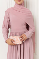 Hanaa Jersey Dress in Mauve