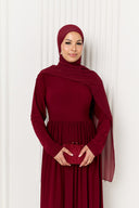Hanaa Jersey Dress in Red