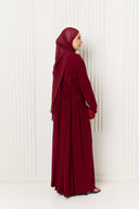 Hanaa Jersey Dress in Red