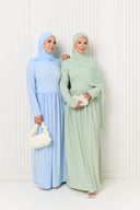 Hanaa Jersey Dress in Mint