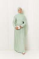 Hanaa Jersey Dress in Mint
