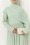 Hanaa Jersey Dress in Mint