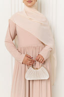 Hanaa Jersey Dress in Blush