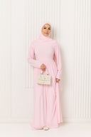 Hanaa Jersey Dress in Pink