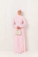 Hanaa Jersey Dress in Pink