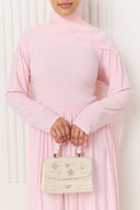 Hanaa Jersey Dress in Pink