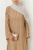 Jana Dress in Brown