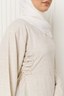 Reem Linen Set in Cream