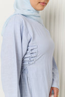 Reem Linen Set in Blue