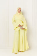 Layal Skirt Set in Yellow