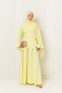 Layal Skirt Set in Yellow