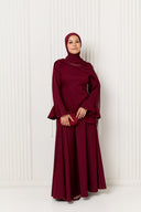 Layal Skirt Set in Red