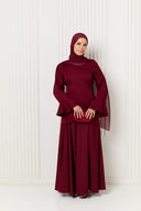 Layal Skirt Set in Red