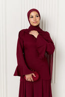 Layal Skirt Set in Red