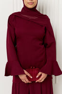Layal Skirt Set in Red