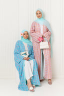 Yara Abaya in Blush Sorbet