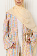 Yara Abaya in Vanilla Cream